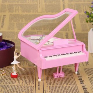 Three Styles Choice Piano Model Turn Around Ballerina Music Box