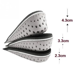 Unisex Height Extension Half Insole Comfort Cushion Pads