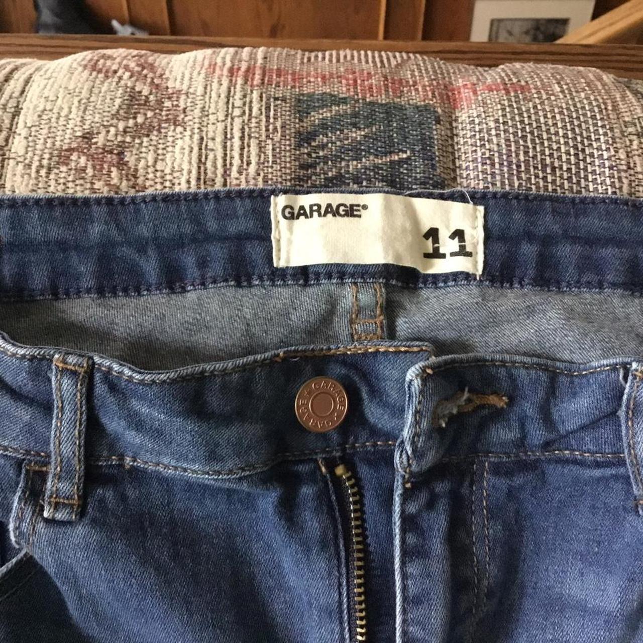 Women Blue Jean Flare Bottom-Size 11 - Image 3