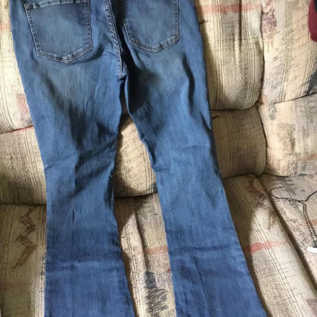 Women Blue Jean Flare Bottom-Size 11 - Image 2