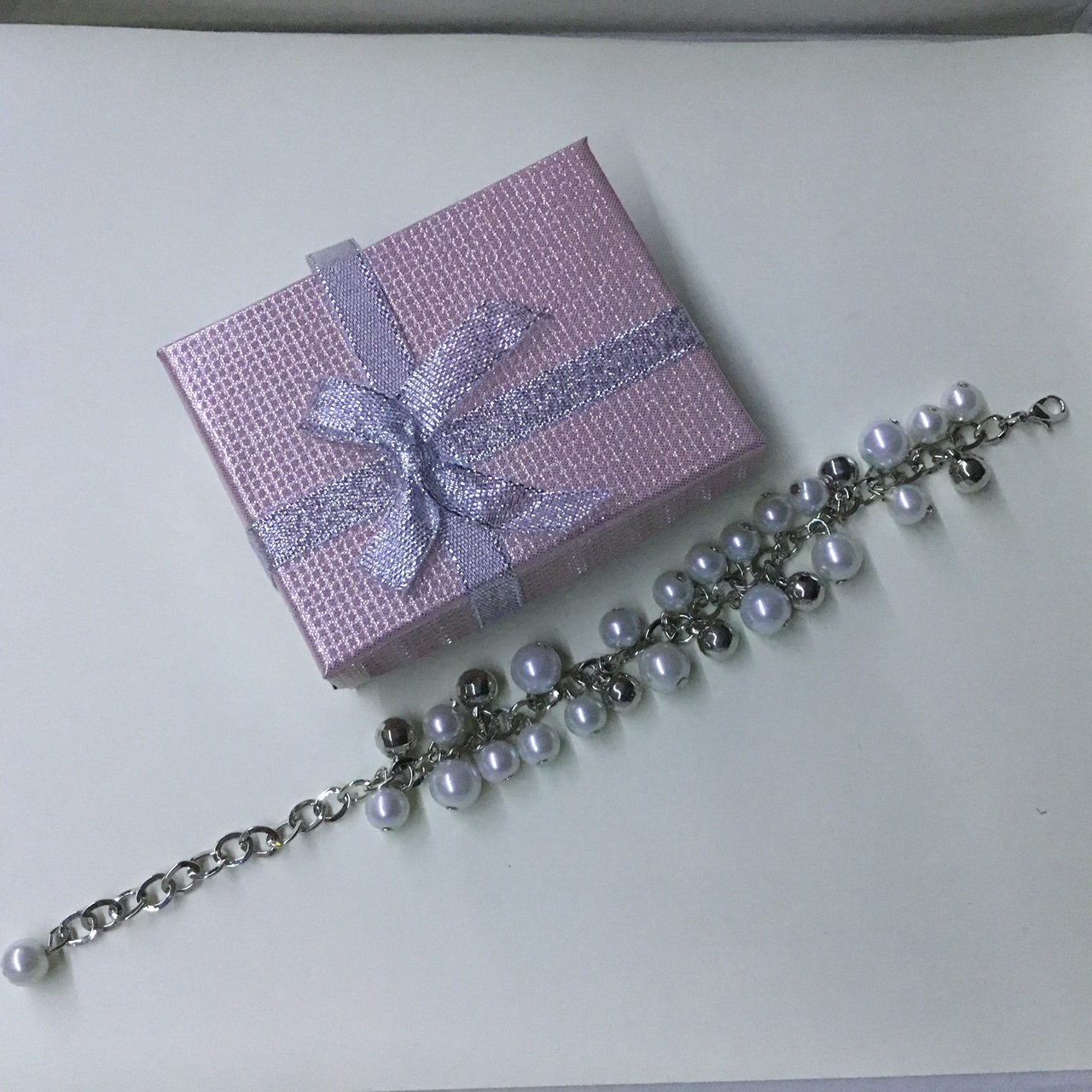 Charming Faux Pearl White Beads Girls Women - Image 4