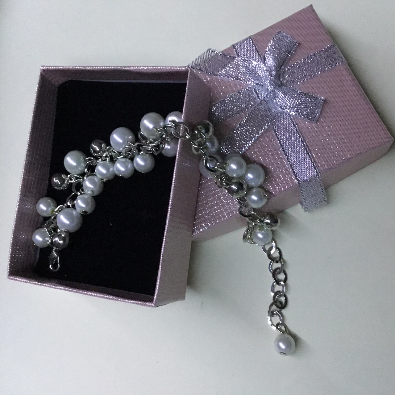 Charming Faux Pearl White Beads Girls Women - Image 3