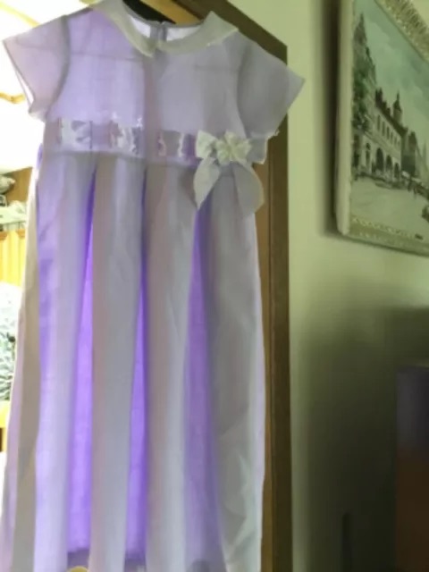 Elegant Lilac Girl Dress-Size 7